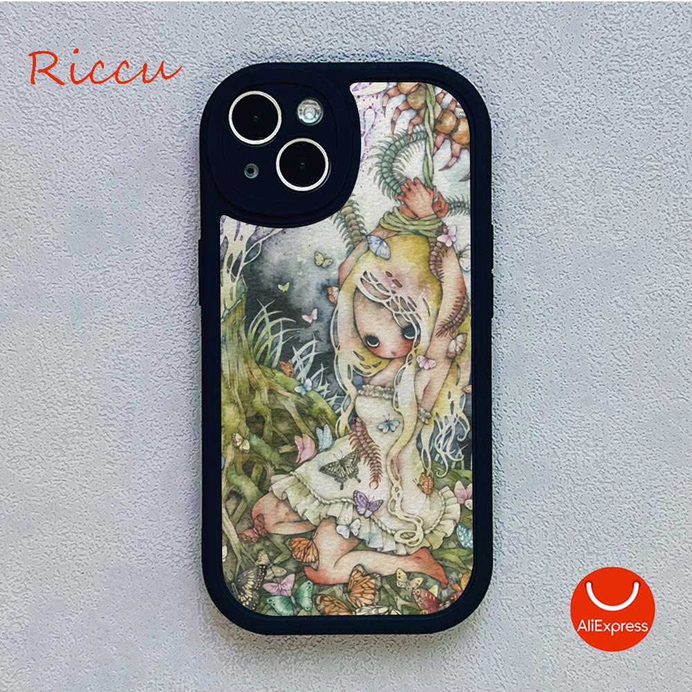 Продажа чехлов для телефонов Aya Takano для iPhone 14 13 11 12 Pro MAX 13 12 MiNi 7 8 plus iphone 14 pro XS XR Защитные чехлы из овчины