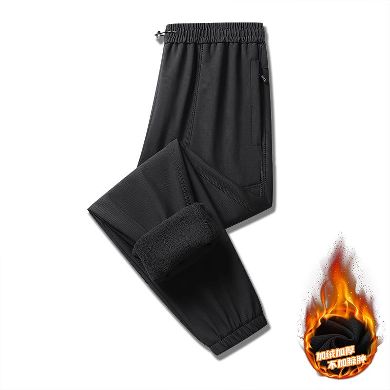 Осенне-зимние унисекс ветрозащитные софтшелл брюки для хайкинга с водонепроницаемой бархатной подкладкой, с возможностью нанесения логотипа