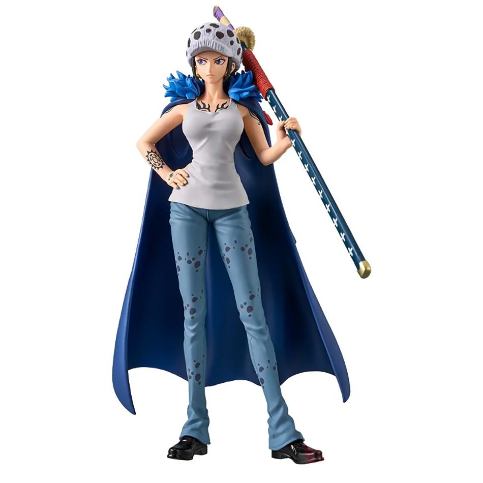 Горячая 17см Аниме мужчины и женщины Стиль Стоячая Фигурка One Piece Страна Трафальгарское Право ПВХ Коллекционная Модель Куклы Игрушка Для Подарка