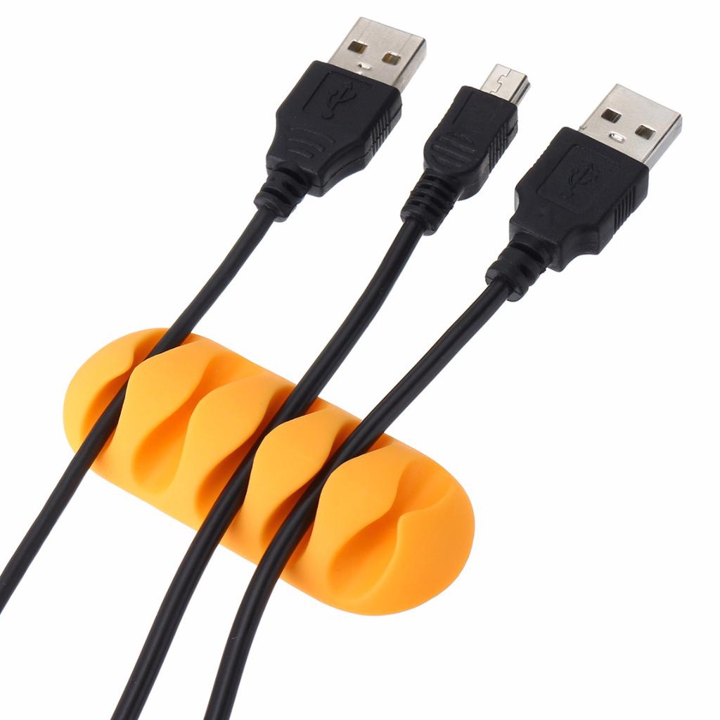 Проводной шнур Зажимы для проводов USB-держатель зарядного устройства Органайзер Настольный кабель для хранения