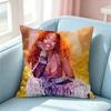 Hot Singer SZA Lambs Pillow Case Square DoubleSided Sofa Cushion Cover Bedroom Bedside Pillow