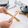 Detachable Bamboo Cross Stand Kitchen Pan Pot Insulated Shelf Heat Dish Holder