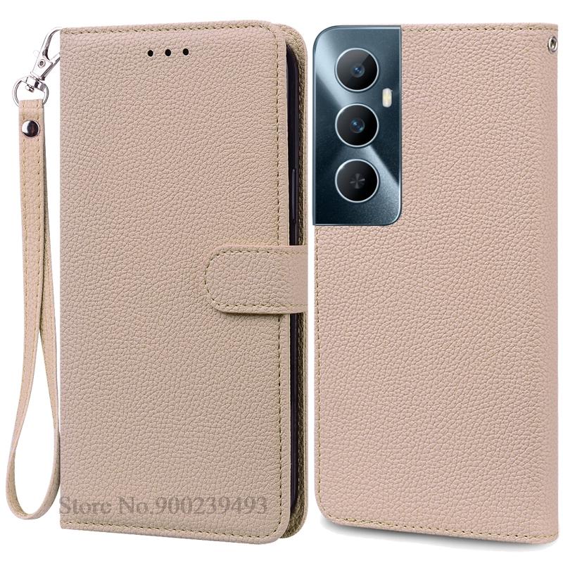 Для Realme C65 Чехол Кожаный Кошелек Книжка Чехол для Телефона Для Realme C65 4G Coque Fundas Для Oppo Realme C65 Чехол для Телефона