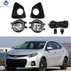 1 Set Fog Lights Headlight For Toyota Corolla SE 2014 2015 2016 LED Fog Lights Car Fog Lamp Kit With Harness Bulb Switch