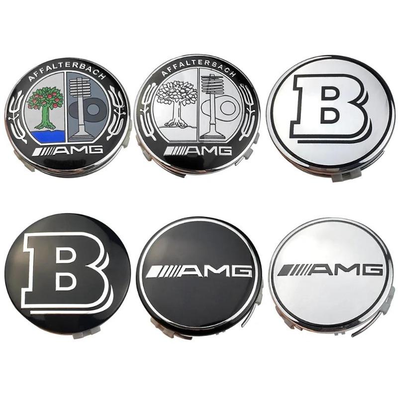Колпачки на центр колеса Mercedes Benz 4 шт 75 мм Колпак ступицы для Mercedes AMG Яблоня B W204 W211 W205 W212 W203 W213 W124 Автоаксессуары