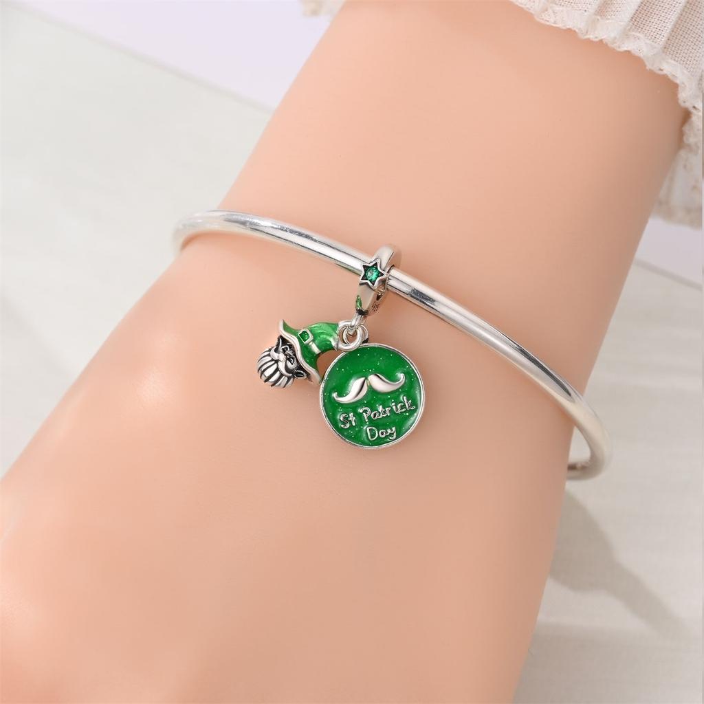 Exquisite 925 Silver The Frog Prince Beads & Cactus Dangle Charm Fits Bracelet Boutique Green Gifts