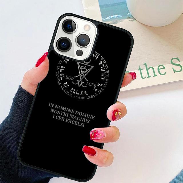 Печать Люцифера Чехол-Ракушка Для iPhone 17 Air 15 16 14 13 12 Pro Max 11 Pro Max Plus Чехол для Телефона
