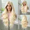 Парики из кружева HD 13x6, синтетические длинные волнистые волосы, парики с эффектом омбре, парики для повседневного использования, для вечеринок, для белых женщин, термостойкие