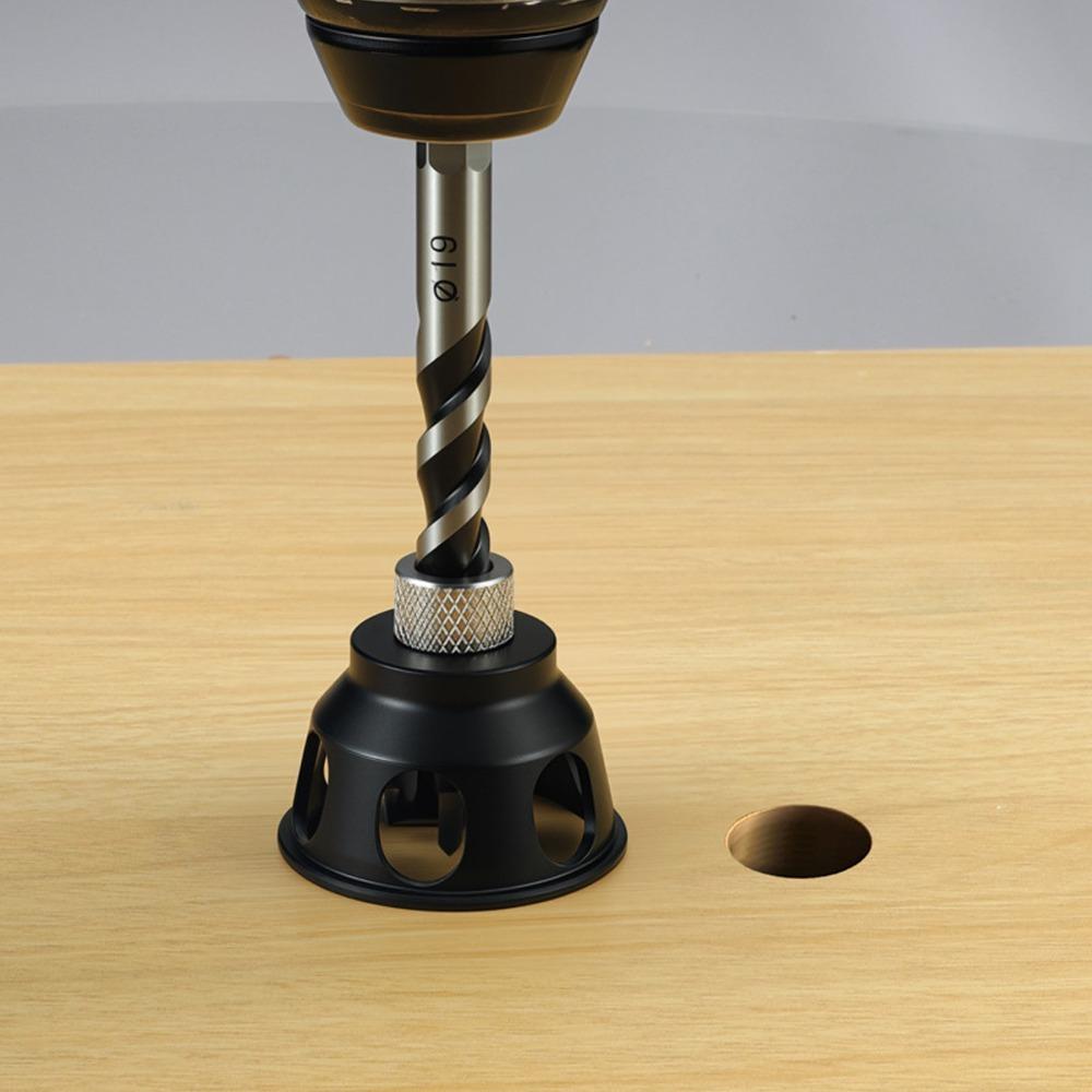 Aluminium Alloy Drill Locator Tool Ergonomic Handle Dog Hole Drill Bit  For Bench Use