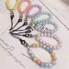 Not Easy To Break Mobile Phone Chain Anti-lost Wear-resistant Beaded Exquisite Multiple Styles Durable Acrylic Candy Ornament