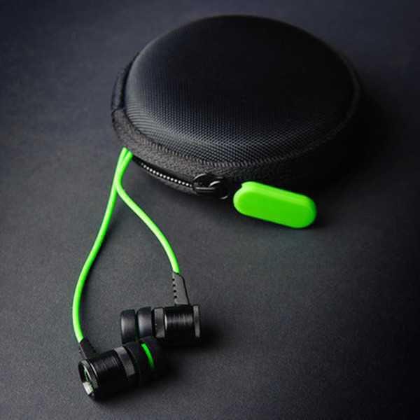 Игровые внутриканальные наушники Razer Hammerhead Pro с органайзером для наушников, цвет Magic Green