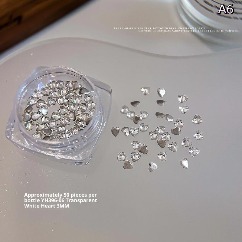 Смешанные циркониевые стразы для ногтей, блестящие бриллианты для ногтей, плоские драгоценные камни для ногтей, стеклянные камни, украшение для ногтей, шарм для ногтей, DIY маникюрное искусство