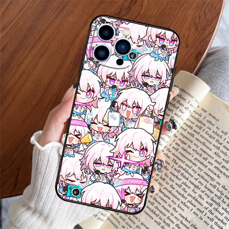 7 марта honkai star rail Чехол для телефона для iPhone 17 Air 11 14 15 16 Pro Max Plus 12 13 mini 16e 17 Pro Max Задняя крышка