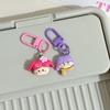 Kawaii Cartoon Girls Keychain Lovely Color Girly Keyring Car Key Chains Cute School Bag Pendant Backpack Decoration