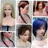 Adjustable Soft Shoulder Mannequin Head Stand Holder With Shoulder Training Doll Wig Bust Stand Base For Display Hairstyles