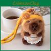 Plush Toy Capybara Keychain Creative Adorable Pendant Collectors Dolls Gifts