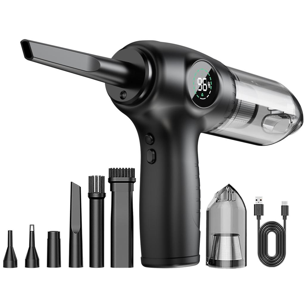 Портативный беспроводной пылеуловитель двойного назначения для чистки дома, автомобиля и электроники (Клавиатура, Корпус компьютера)