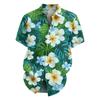 Men's Fashion Loose Hawaiian Printed Short Sleeve Beach Shirt