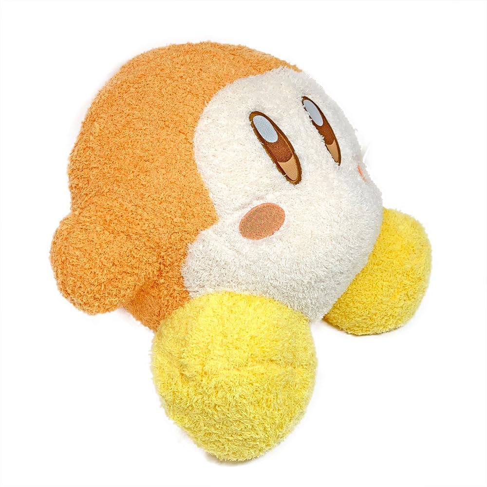 Fluffy Kirby Waddle Dee Plush Toy, Extra Big, Approx. 30x40x40cm, Discovery Extra Large, Official Merchandise (Waddle Dee)