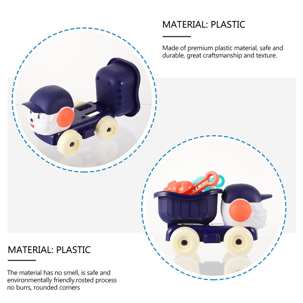 1 Set Kids Beach Toys Odorless Cute Safe Sand Playing Toy Sand Toy Kit Beach Toy Kit for Toddlers