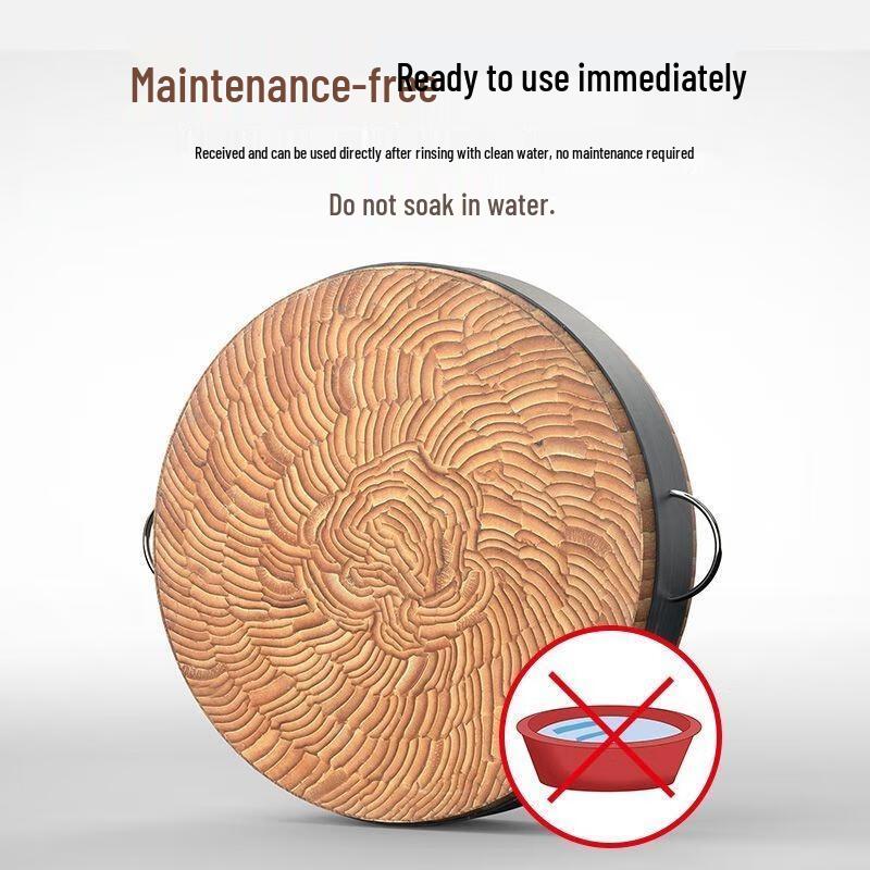 HANDUNYOU Commercial Thick Bamboo Cutting Board