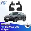 Car Mud Flaps Mudflap for BMW X6 G06 M-Sport Fender Mud Guard Flap Splash Flaps Mudguards Accessories