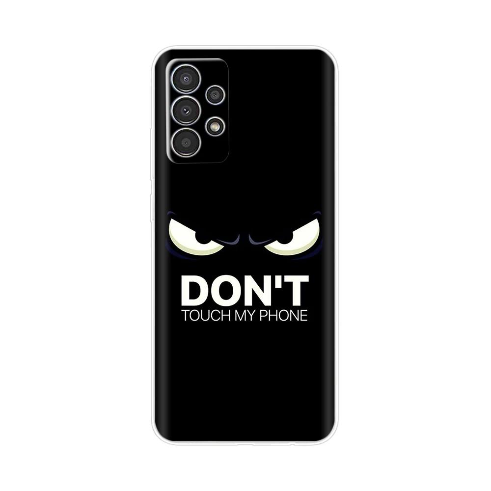 Чехол для Samsung A73 5G Милый мультяшный чехол для телефона для Samsung Galaxy A53 5G Прозрачная мягкая силиконовая задняя крышка для Samsung A33 5G