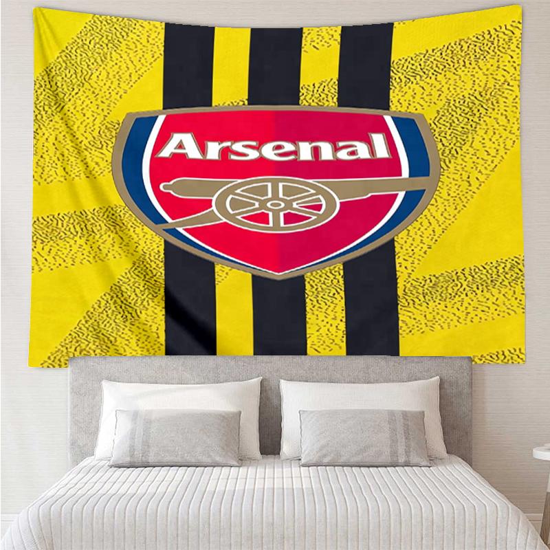 Arsenal-F.C Print Tapestry, Backdrop, Easy Setup, Ideal for Bedroom, Office & Living Room, with Aesthetic Wall Hanging Decor.