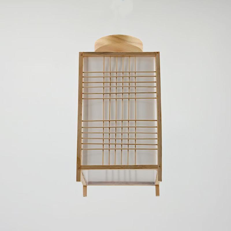 Retro Bamboo Ceiling lights Creative B&B Guest Room Corridor Bamboo Square Ceiling lights Chinese Decorative Ceiling lights