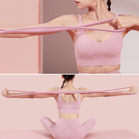 Фитнес-резинка в форме восьмерки, противоскользящий силикон, 35 фунтов, для мужчин и женщин, эспандер для груди, эластичный ремень, растяжка для плеч, йога, трос для натяжения