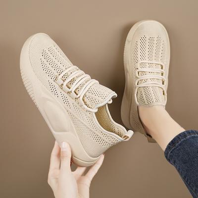 Женские сетчатые кроссовки летние дышащие для бега повседневные женские туфли кроссовки для папы