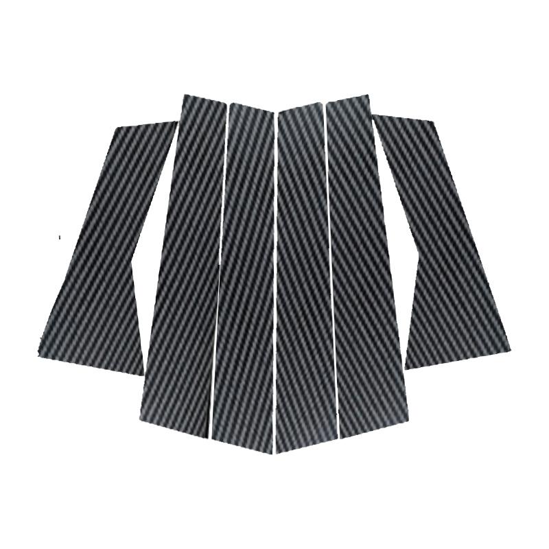 6 шт. Наклейки на стойку рулевой колонки автомобиля, подходят для Chevy Tiggo 3 2017-2021 / Tiggo 4 2017-2021, декоративные наклейки