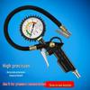 High-Precision Tire Pressure Gauge with Inflator Head and Digital Display
