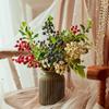 Xmas Wedding Branch Shrub Holly Plants Bouquet Artificial Berry Christmas Decoration Fake Fruit