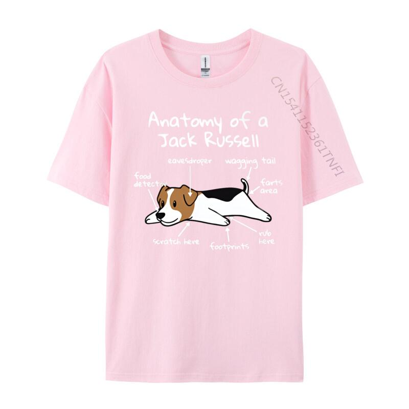 Anatomy Of A Jack Russell Terrier Funny Tshirt Hip Hop 3D Style Cotton Men Top Tshirts Fashion T Shirt Men