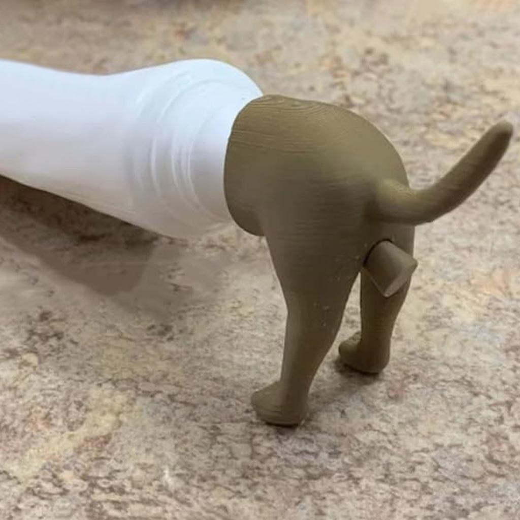 Dog's Buttocks Toothpaste Buttocks Toothpaste Toothpaste Head Squeezer Prank Gift Interesting Toothpaste Tip