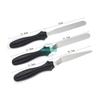 Small Cranked / Angled Spatula Palette Knife Set of 3,  Cakes / Icing / Sugarcraft / Fondant - Cake Decoration Tools