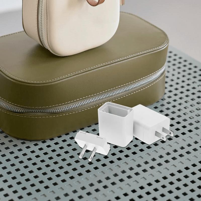 1 шт. Многоцелевой квадратный пластиковый сейф с реалистичным дизайном вилки зарядного устройства, портативный дорожный органайзер для денег и лекарств