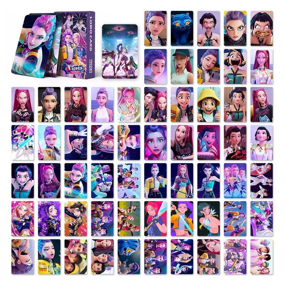 K-pop Набор фотокарточек «Охотники на демонов» из 92 фотографий, картинок и наклеек