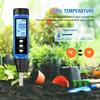 Digital Soil Phosphorus Meter Soil Nutrient Tester Phosphorus Temperature Tester for Gardens Orchard