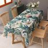 Цветочный принт Скатерть Украшение стола Посуда Праздничные принадлежности Внутренние и наружные скатерти Многоразовые/скатерти