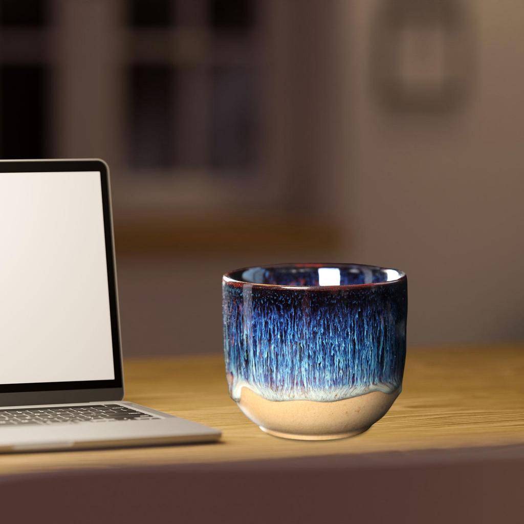 Ceramic Cups Porcelian Tea Set 150ml,Yerba Mate Teacup for Tea Water Cappuccino