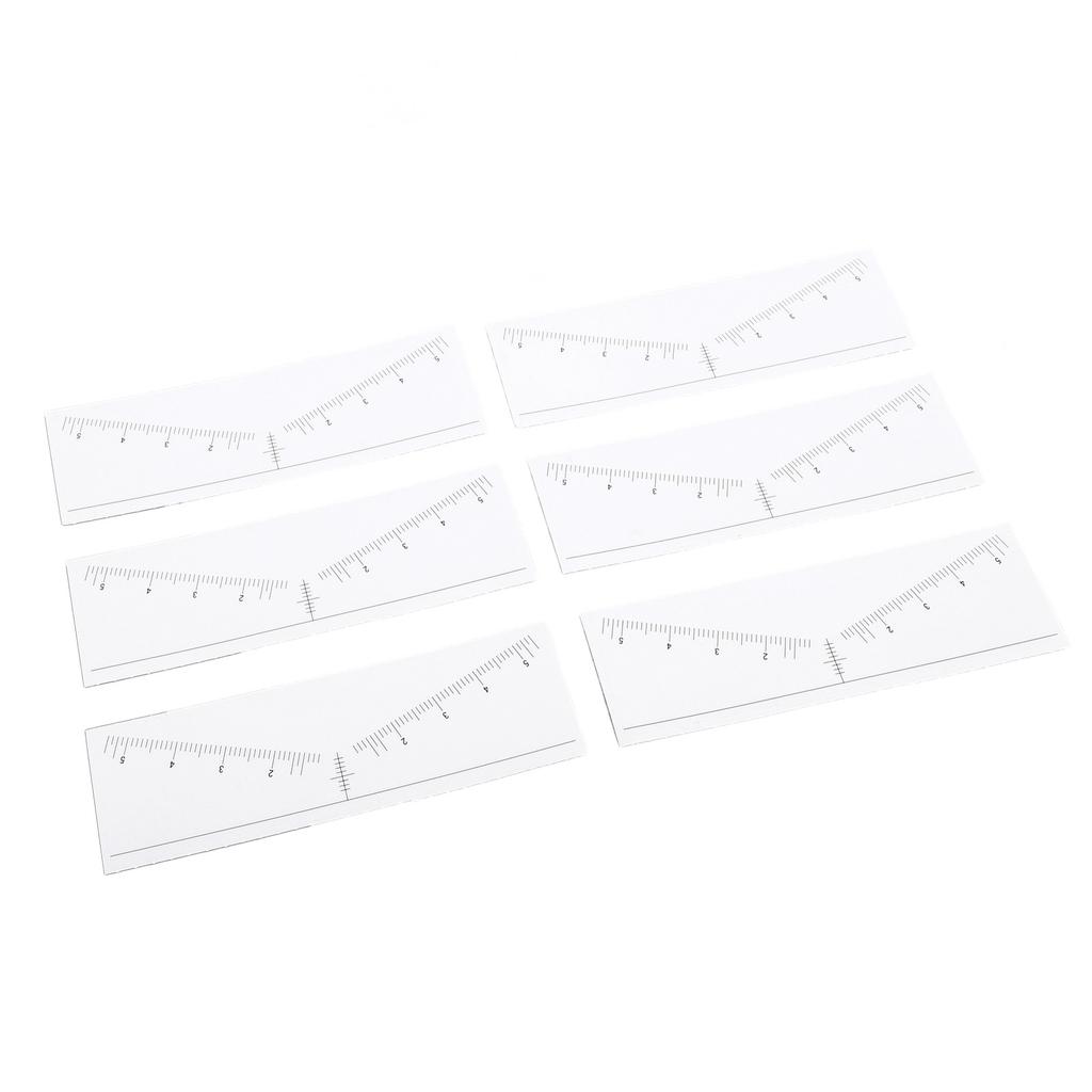 100 Sheets Disposable Eyebrow Ruler Stencils Stickers for Symmetrical Shaping Strong Adhesive Eyebro