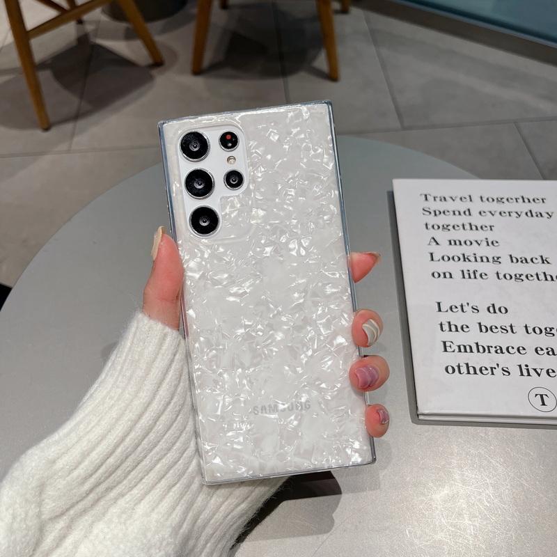 Модный блестящий чехол Dream Shell IMD для телефона Samsung S25 Ultra и других - Противоударный и стильный