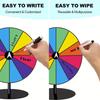 Heavy Type Rotating Prizes Wheel Game Reusable Colorful Game Wheel with Durability Metal Base For Kids Adults
