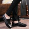 Fashion Luxury Handmade Leather Shoes for Men Fashion Men's Casual Shoes Slip On Loafers Lightweight Driving Shoes Men Flats Moccasins