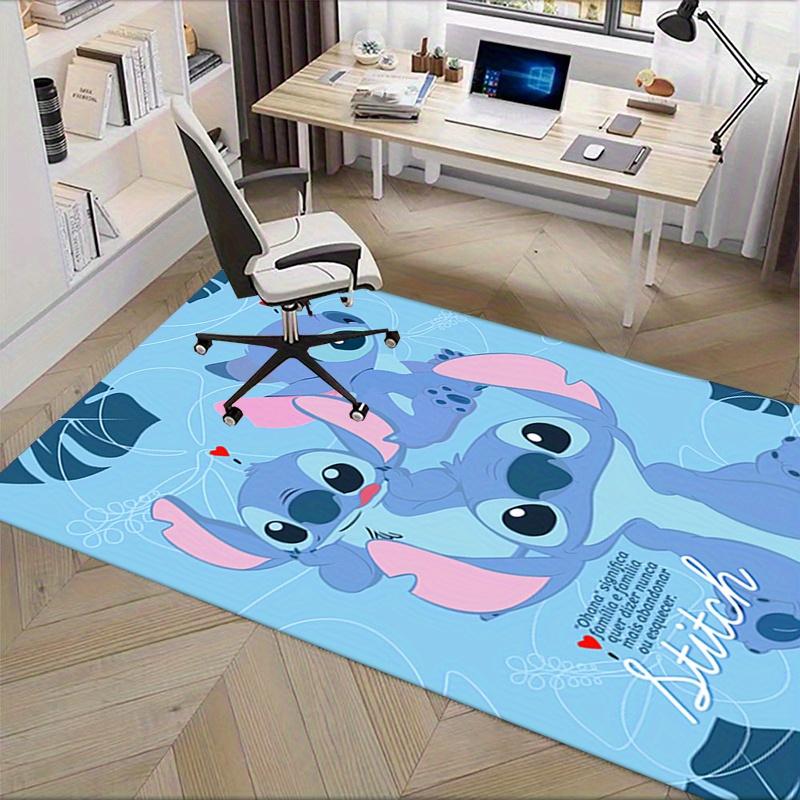 Коврик для офиса Stitch, тема Лило, 3D-печать, противоскользящий, можно стирать в машине, для гостиной