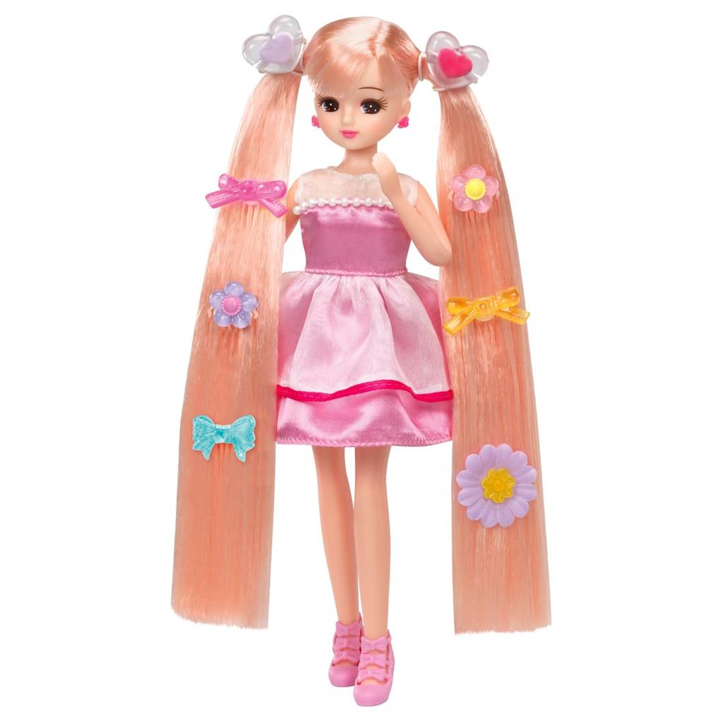 Takara Tomy Doll Long Hair EX Pretend Play Toy for Ages 3 and Up Licca-chan LD-06 Licca-chan Dress-Up