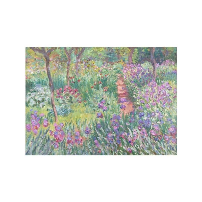 Выставка Клода Моне, художественные плакаты, холст, масляная живопись, сад, лодка, озеро, пейзаж, природный ландшафт, настенная живопись