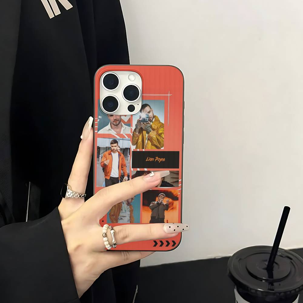 Певец L-Liam P-Payne Для Телефона 17 16 15 14 13 12 11 Pro Max Plus Pro Air Чехол для Телефона Задняя Крышка с Гофрированной Полоской